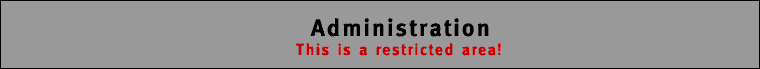 Admin Banner